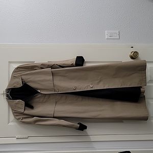 London Fog tan coat, size 4P